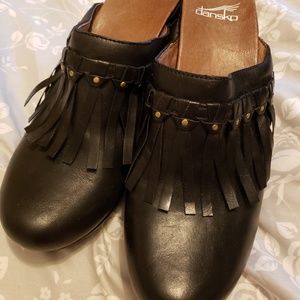 Leather Dansko Clogs Size 11